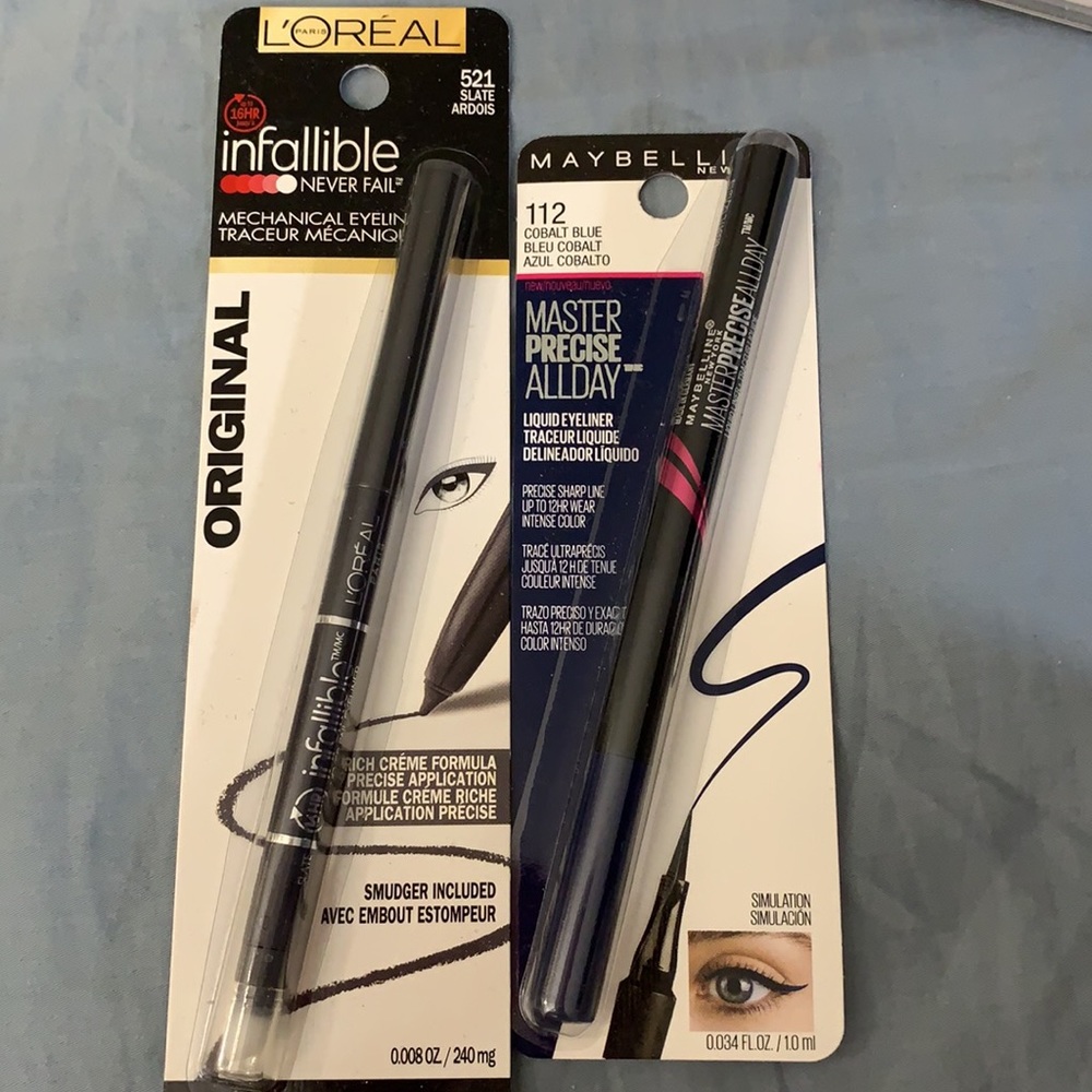 All new and sealed 4 pieces eye make up bundle with eyebrow ink pen